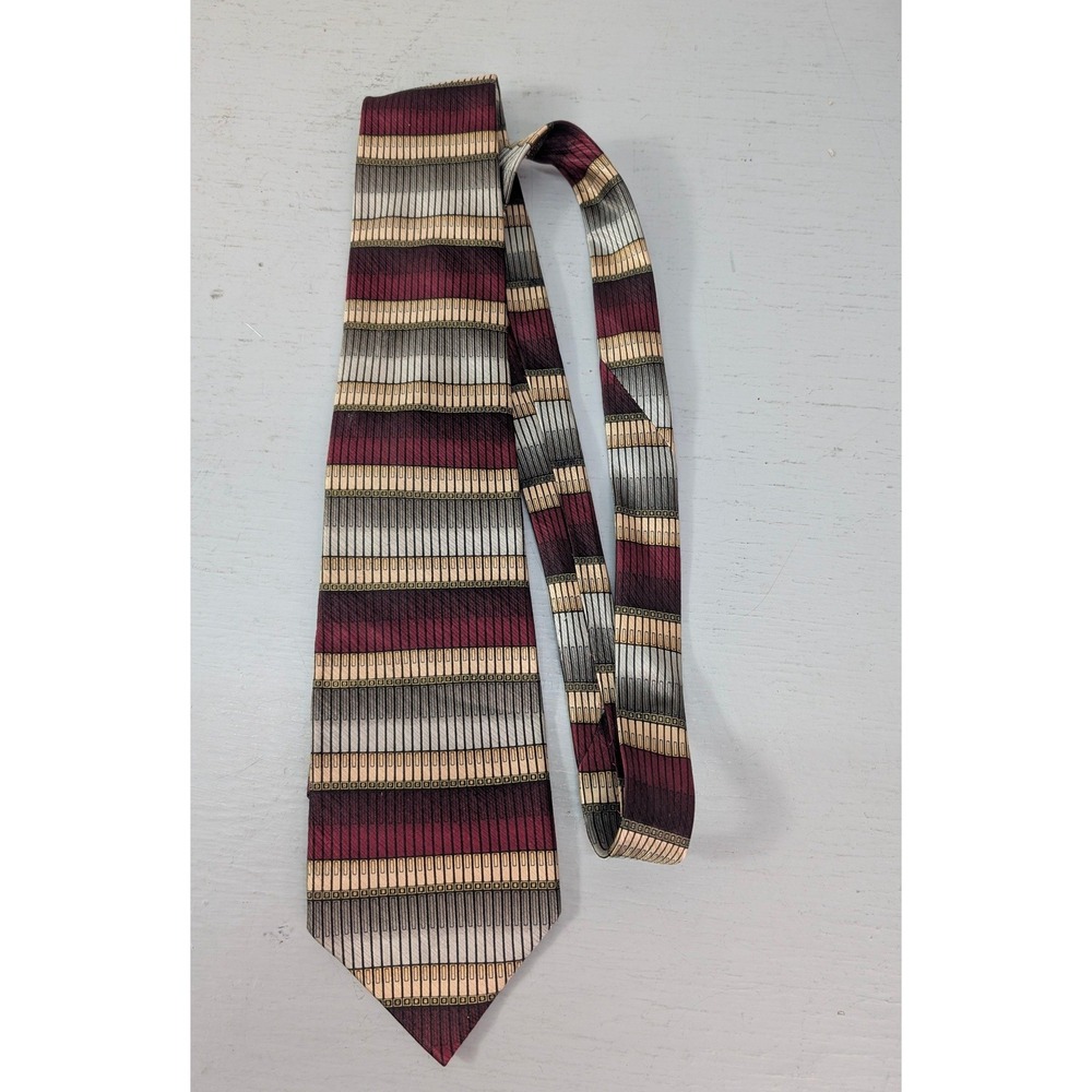 Umberto Bossi Men's All Silk Tie Roma‎ Milano Italian Hand Made Classic NEW